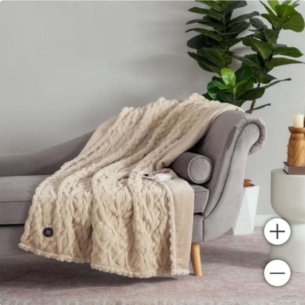 (Ew)Berkshire life heated throw